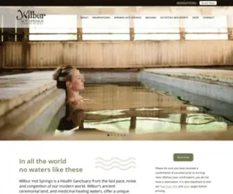 Wilburhotsprings.com(Wilbur Hot Springs) Screenshot