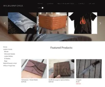 Wilburnforge.com(About Wilburn Forge) Screenshot