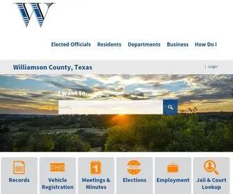 Wilco.org(Williamson County) Screenshot