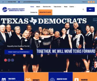 Wilcodemocrats.org(Williamson County Democratic Party) Screenshot