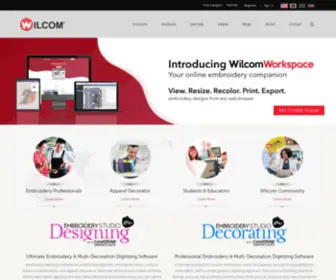 Wilcomdiscovery.com(Embroidery Software Wilcom) Screenshot