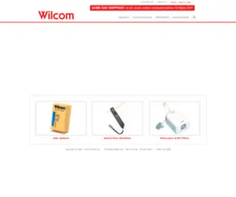 Wilcominc.com(Wilcom Inc) Screenshot