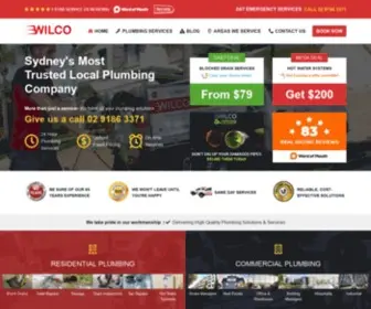 Wilcoplumbing.com.au(Blocked Drain Toilet Repairs Company) Screenshot