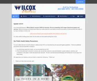 Wilcox-Electric.com(Always FREE Estimates) Screenshot