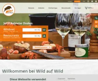 Wild-AUF-Wild.de(Deutscher Jagdverband) Screenshot
