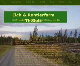 Wild-Golz.de(Öffnungszeiten) Screenshot