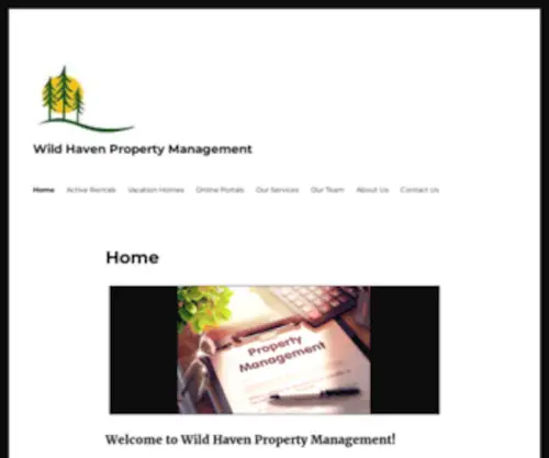 Wild-Haven.com(Wild Haven Property Management) Screenshot