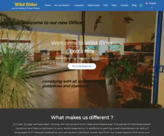 Wild-Rider.com(Wild Rider Costa Rica) Screenshot