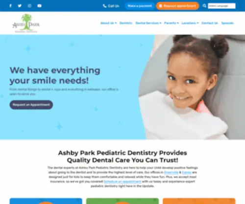 Wild4Smiles.com(Pediatric Dentists Greenville) Screenshot