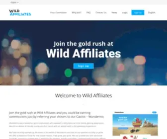 Wildaffiliates.com Screenshot