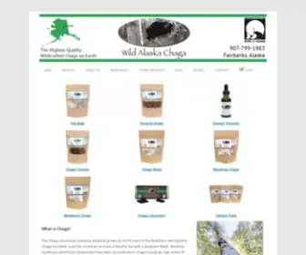 Wildalaskachaga.com(Wild Alaska Chaga) Screenshot