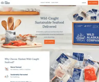 Wildalaskancompany.com(Wild-Caught · Sustainable Seafood Delivered) Screenshot