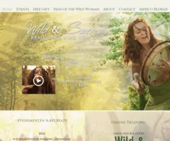 Wildandsacredwomen.com(MARGO AWANATA) Screenshot