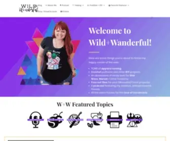 Wildandwanderful.com(Mostly wonderful) Screenshot