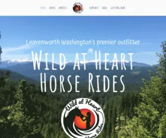 Wildathearthorserides.com(Wild at Heart Horse Rides) Screenshot