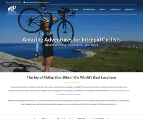 Wildatlanticcycling.com(Cycle Tours in Ireland (Mizen to Malin)) Screenshot