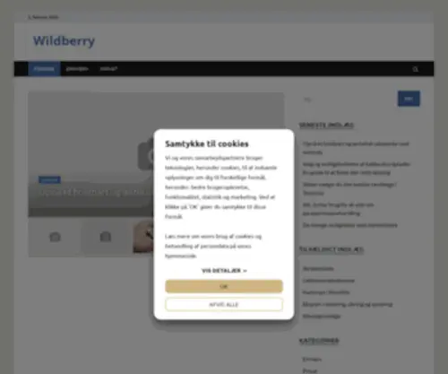 Wildberry.dk(Wildberry) Screenshot