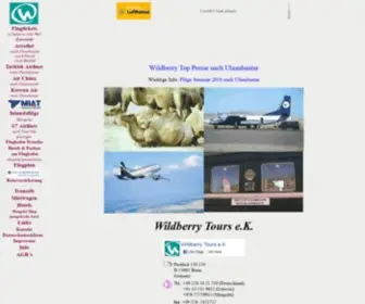 Wildberrytours.com(Wildberry Tours e.K) Screenshot