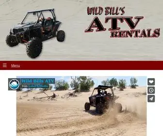 Wildbillsatvs.com(Wild Bills Silver Lake Sand Dunes ATV Rental) Screenshot