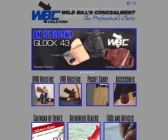 Wildbillsconcealment.com(Wild Bill's Concealment) Screenshot