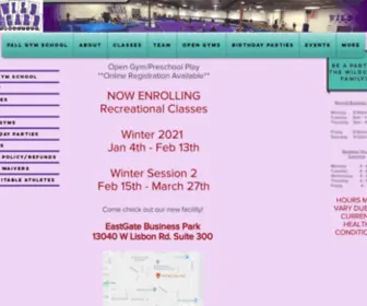 Wildcard-GYmnastics.com(HOME) Screenshot