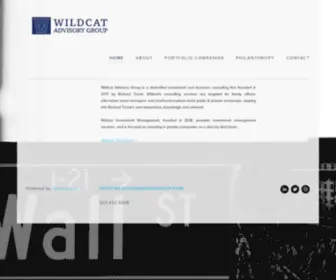 Wildcatadvisorygroup.com(Wildcat Advisory Group) Screenshot