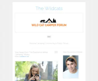 Wildcatcamperforum.com(The Wildcats) Screenshot