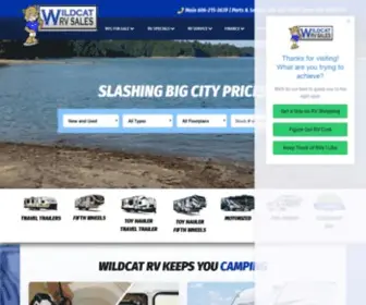 Wildcatrvsales.com(New and Used RVs for Sale in Corbin) Screenshot