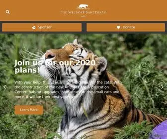 Wildcatsanctuary.org(The Wildcat Sanctuary (TWS) is a 501(c)) Screenshot