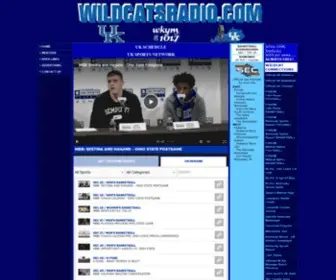 Wildcatsradio.com(Kentucky Wildcats(Rev)) Screenshot