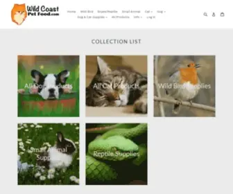 Wildcoastpetfood.com(Wild Coast Pet Food) Screenshot