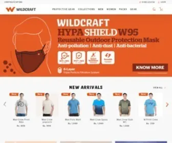 Wildcraft.com(Outdoor Clothing) Screenshot