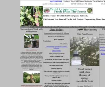 Wildcrops.com(A Wild Crops Farm premium farm direct wild products including nuts) Screenshot