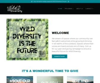 Wilddiversity.com(Wild Diversity) Screenshot