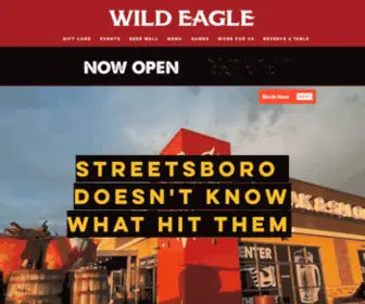 Wildeaglestreetsboro.com(Wild Eagle Steak and Saloon) Screenshot