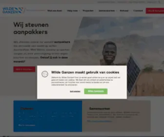 Wildeganzen.nl(Wilde Ganzen) Screenshot