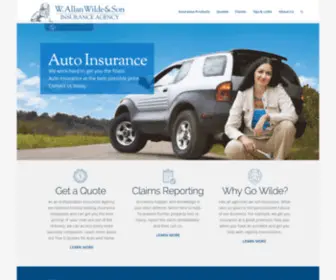 Wildeinsurance.com(Insurance Solutions) Screenshot