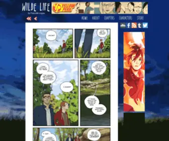 Wildelifecomic.com(Wilde Life) Screenshot
