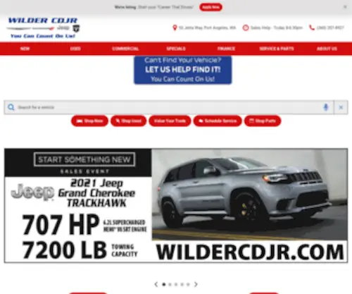WilderCDjr.com(WilderCDjr) Screenshot