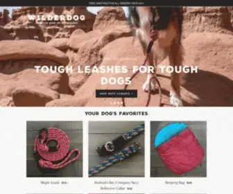 Wilderdog.com(Gear for Dogs on Adventures) Screenshot