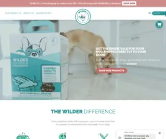 Wilderharrier.com(Hypoallergenic food and treats for dogs made with innovative and sustainable proteins) Screenshot