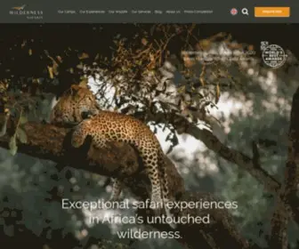 Wilderness-Safaris.com(Wilderness) Screenshot
