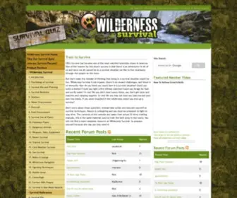 Wilderness-Survival.net(Wilderness Survival) Screenshot