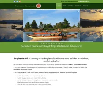 Wildernessadventures.ca(Wilderness Adventures) Screenshot