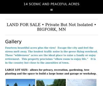 Wildernesscommunity.com(14 SCENIC AND PEACEFUL ACRES) Screenshot