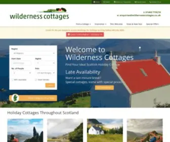 Wildernesscottages.co.uk(Wilderness Cottages Scotland) Screenshot