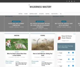 Wildernessmastery.com(Wilderness Mastery) Screenshot