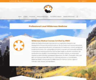 Wildernessmedic.com(Wilderness Medic) Screenshot