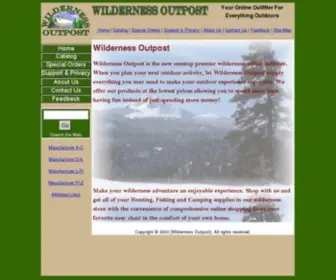 Wildernessoutpost.com(Wildernessoutpost) Screenshot