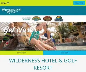 Wildernessresort.com(Wilderness Resort) Screenshot
